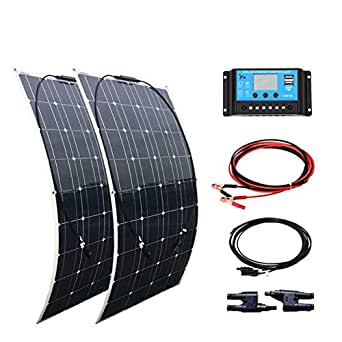 Panel Solar plegable de 1000W, cargador de batería para teléfono de energía  Solar, RV, coche, Camping, portátil, USB Dual, para exteriores Fivean