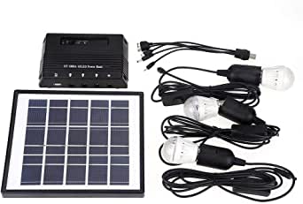 CARGADOR SOLAR Kit completo con cargador Radio Mp3 LUZ MovilTecno 816